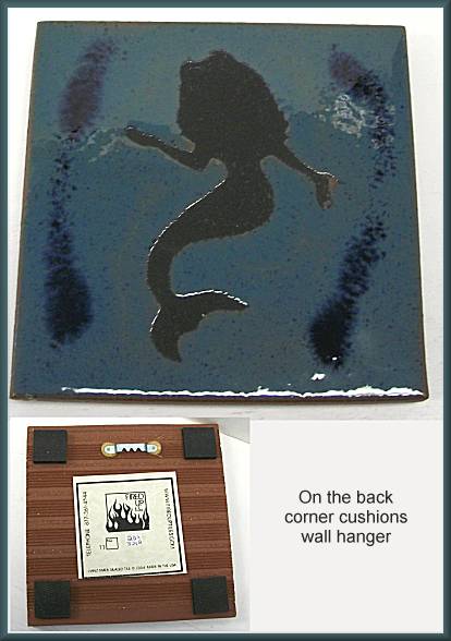 Fired Up Tile Mermaid