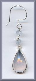 Great Falls Blue Mist Chalcedony Earrings