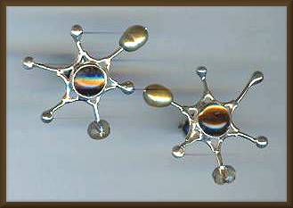 Great Falls Starburst Smoky Quartz Earrings