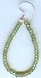 Great Falls Green CZ Loop Earrings