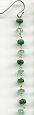 Druxman Long Emerald SS Earrings