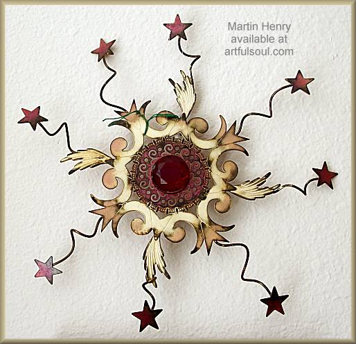 Martin Henry Wing Burst Window/Wall Charm