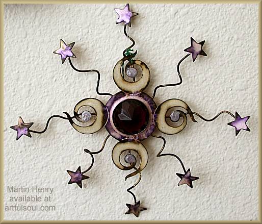 Martin Henry Spiral Spray Window/Wall Charm