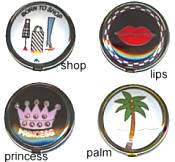 Hot Hang-Ups! Purse Hangers, Enamel Themes