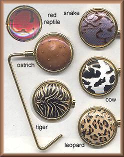 Hot Hang-Ups! Purse Hangers, Safari Collection