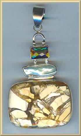 Brown Mookite Quartz Pendant