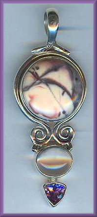 Tiffany Stone Rose Quartz Pendant