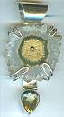 Amethyst Green Stalactite Pendant