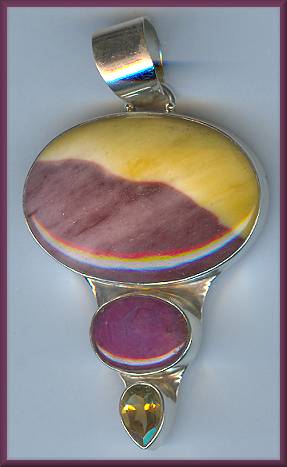 Mookite Star Ruby Pendant