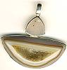 Ithil Beige Drusy Agate Pendant