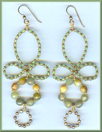 Jen Christiansen Jasper Peridot Twists