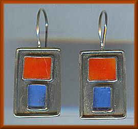 Jessica Lee Kaleidoscope Glass Earrings
