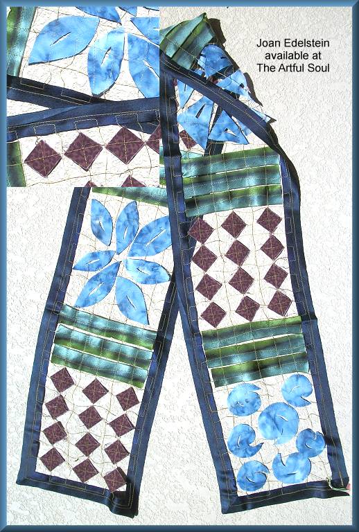 Joan Edelstein A Finer Madness Raven Scarf