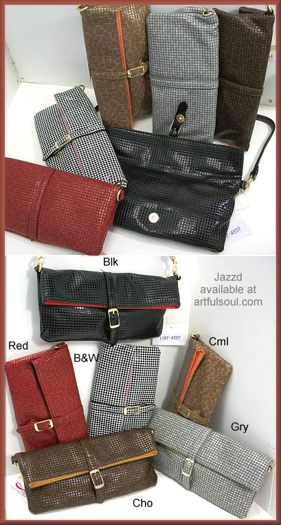 Jazzd Boogie Folded Cllutch with Strap