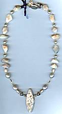 Kasselman Window Rock Agate Opal Necklace