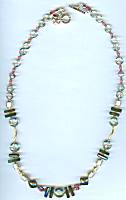 Kasselman Tourmaline Green Amethyst Necklace