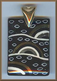 Kenneth Chen Black Rainbow Pendant