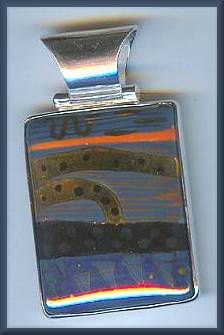 Kenneth Dark Blue Pendant