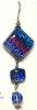 Kim Kole Blue Multi Triple Drop Earrings