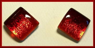 Kim Kole Red Stud Earrings
