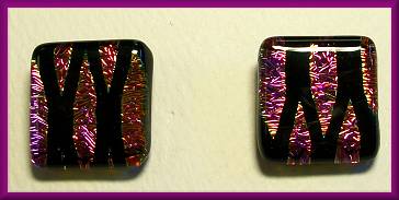 Kim Kole Rosy Pattern Stud Earrings