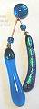 Kim Kole Blue FreeForm Earrings