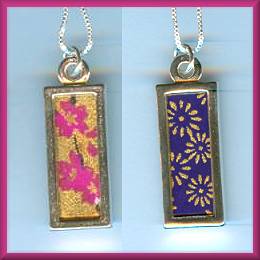 Kathy Lo Small Rectangle Reversible Pendant
