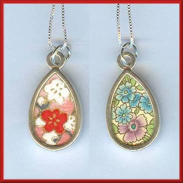 Kathy Lo Small Teardrop Reversible Pendant