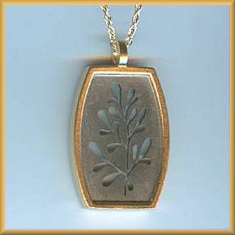 Kathy Lo Large Silhouette Vermeil Pendant