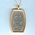 Kathy Lo Large Silhouette Vermeil Pendant