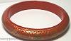 Kashmir Medium Bangle Green/Gold on Red