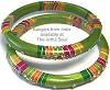 Kashmir Stackable Bangle, Medium Green