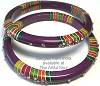 Kashmir Stackable Bangle, Medium Purple