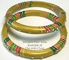 Kashmir Stackable Bangle, Medium Yellow