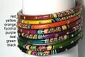 Kashmir Stackable Bangles, Skinny
