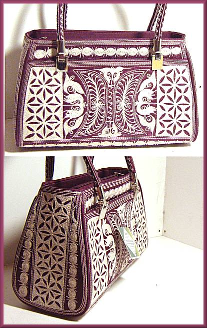 Laga Damai Bag in Burgundy