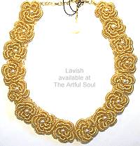 Lavish Gold and Pearl Necklace