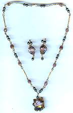 Licia Amethyst Necklace Set