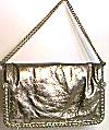 Lixenberg Pewter Leather Evening Bag
