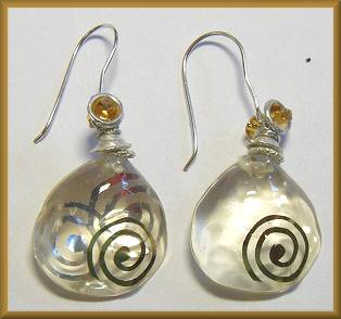 Orna Lalo Clear Argo Earrings