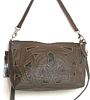 Leaders in Leather Brown/Black Small 2-Straps