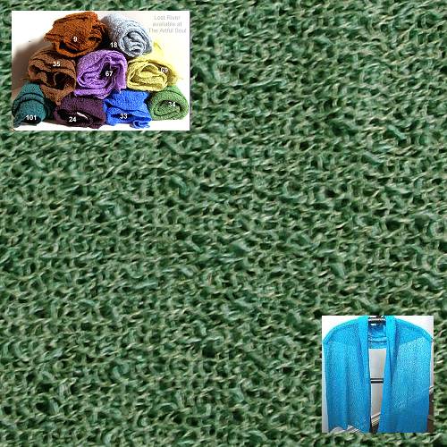 Lost River Long Knit Scarf, Dusty Teal