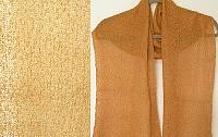 Lost River Long Knit Scarf, Dark Tangerine