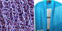 Lost River Long Knit Scarf, Blueberry