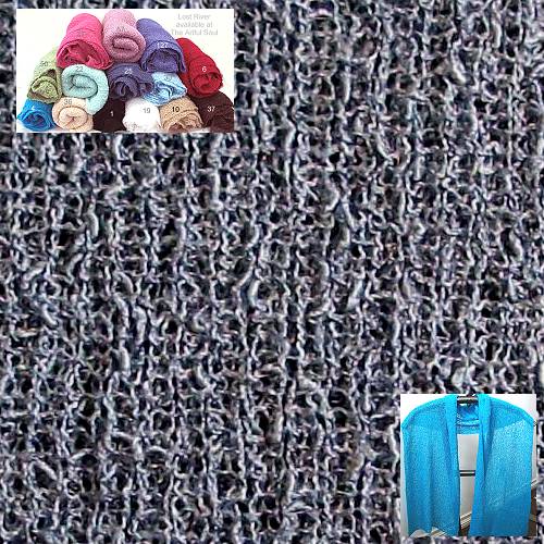 Lost River Long Knit Scarf, Denim