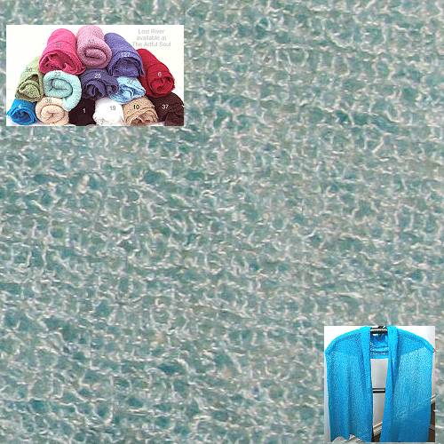 Lost River Long Knit Scarf, Sky Blue