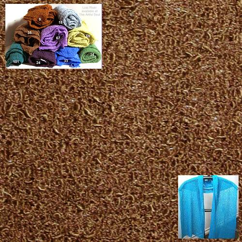 Lost River Long Knit Scarf, Golden Bronze