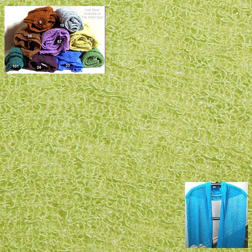 Lost River Long Knit Scarf, Lemongrass