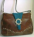 Leatherock Brown/Teal Bag