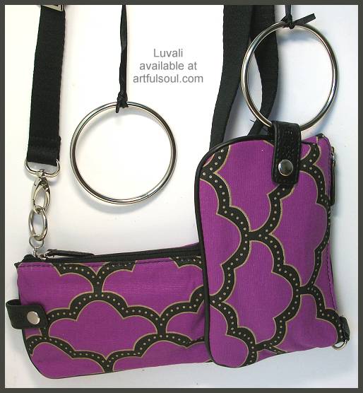 Luvali Convertible Wristlet Messenger Its All Plum
